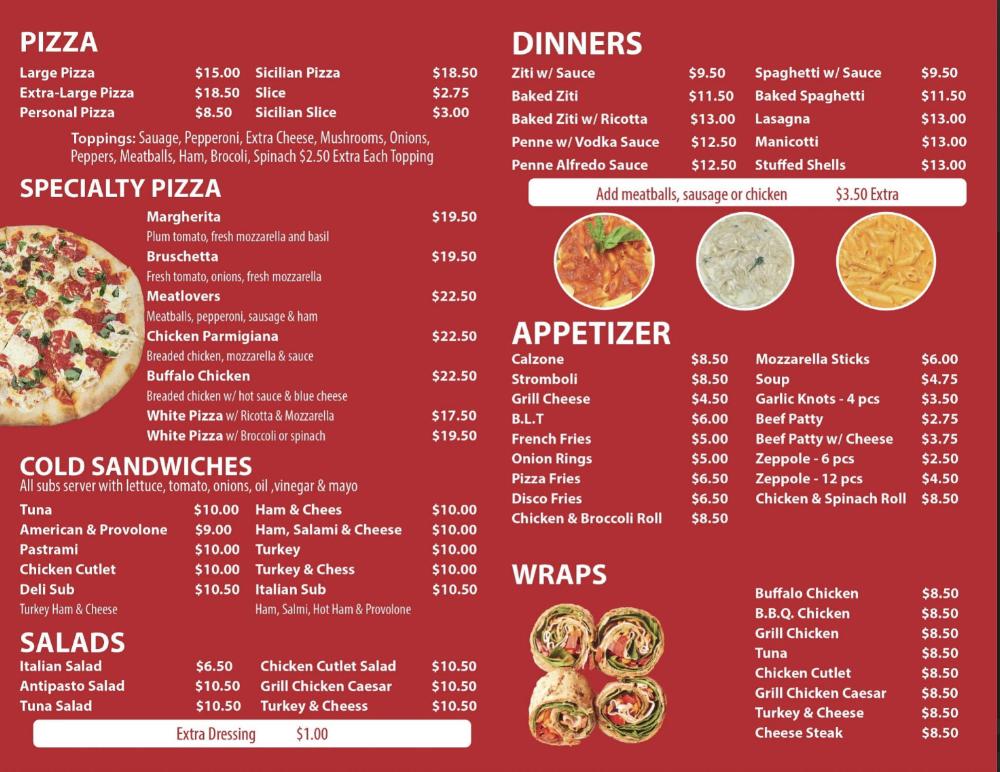 Ellison Pizza & Deli Hamburger